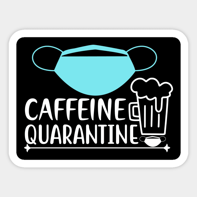 Caffeine quarantine Sticker by Halloween and beyond